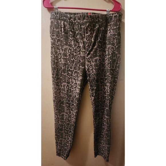 Spanx Womens Snakeskin Print Leggings Size XL - Picture 1 of 3